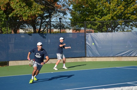 Men's Tennis Team Ends Long Day with Loss to Lebanon Valley College