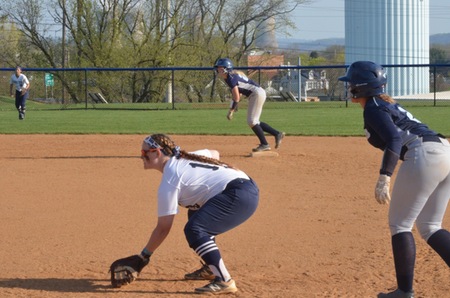 Softball Team Drops Two to Wesley