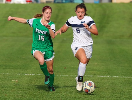 York's Late Surge Proves Too Much For Women's Soccer