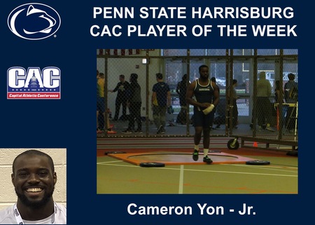 Yon Repeats As CAC Athlete Of The Week