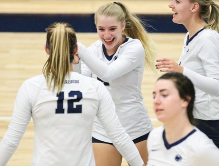 Volleyball Splits In Home Finale