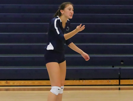 Women's Volleyball Takes Four-Setter From Penn College
